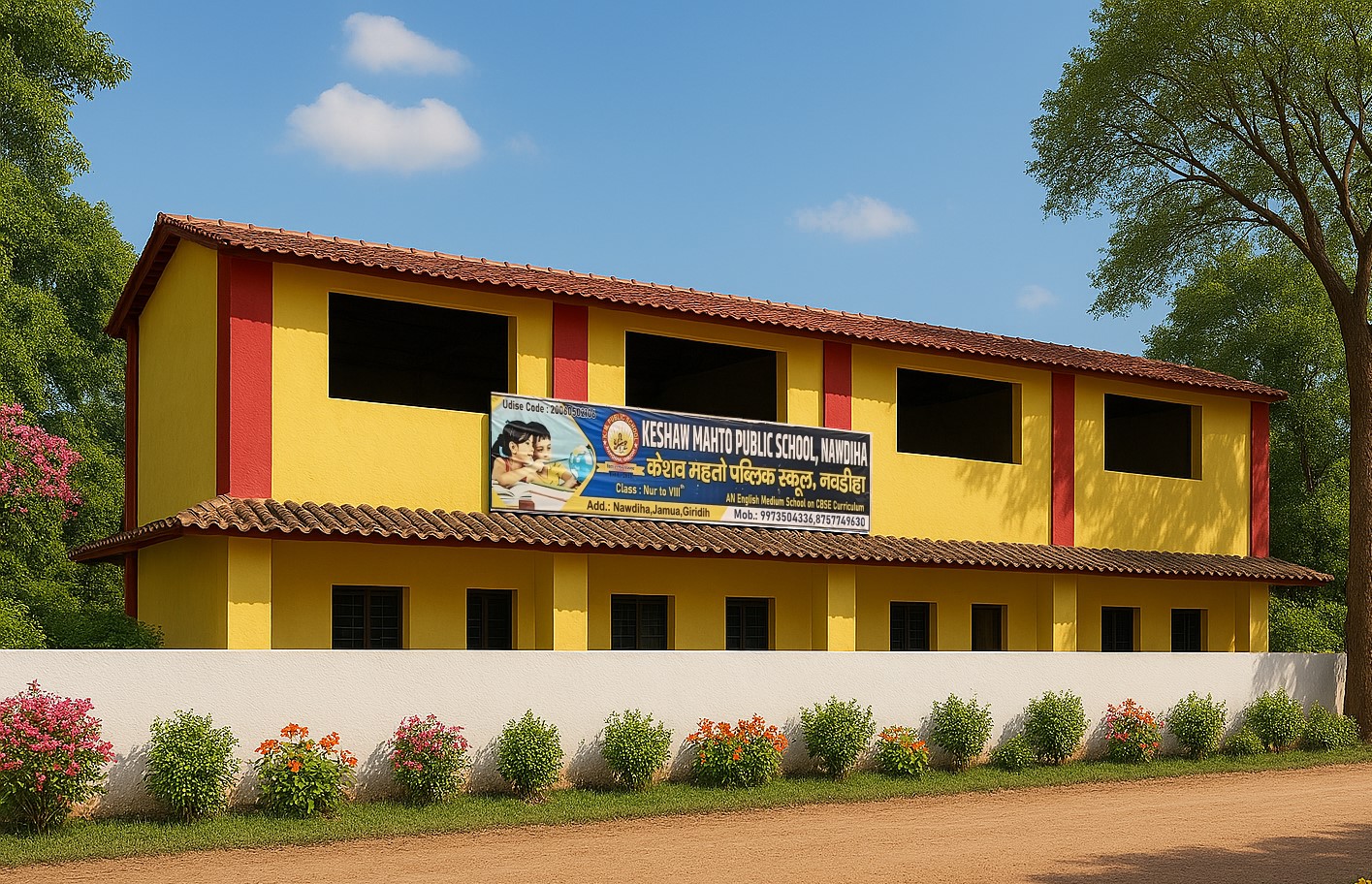 K.M Public School Building